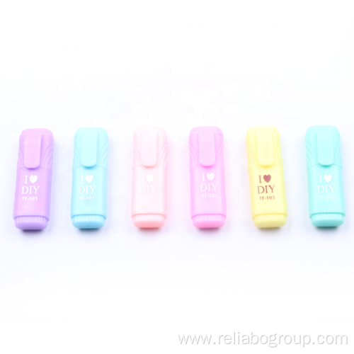 Custom Printed Logo Plastic Highlighters Pen